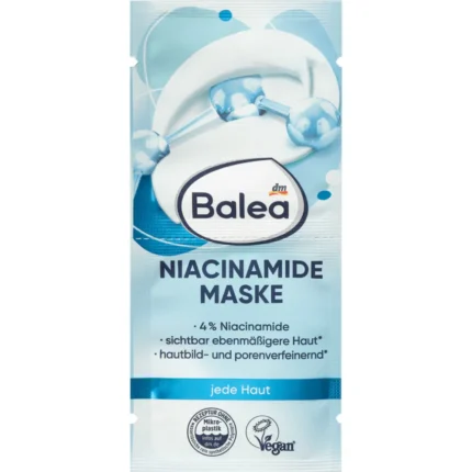 Balea Niacinamide face mask (2×8 ml), 16 ml